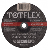 заказать Круг отрезной totflex standard 41 230x1.8x22,23 А R BF 