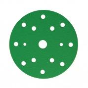 заказать Шлифовальный круг FILM L312T 150мм на липучке, 9 отв, зелёный 