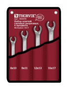 заказать Набор ключей гаечных разрезных серии ARC в сумке, 8-17 мм, 4 предмета Thorvik 