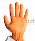 Латексные перчатки с хлопковым напылением JL711 (Y)
