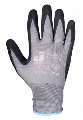 Защитные перчатки с рельефным латексным покрытием 12 пар JL061, размер L купить