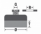 Щетка чашечная Д100*M14, ворс плоский полимер-абразив P80 (код 1-192)