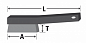 Щетка ручная универсальная изогнутая 290*135, ворс гофр латунир-я сталь 0,30, SIT