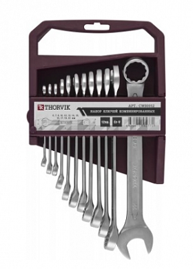  Набор ключей гаечных комбинированных на держателе, 6-22 мм, 12 предметов Thorvik купить