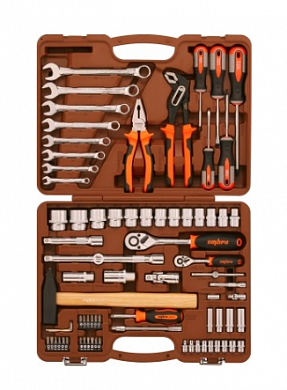  Набор инструмента универсальный 1/4", 1/2"DR, 77 предметов Ombra купить