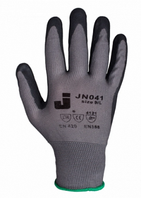  Перчатки с пенонитриловым покрытием (12 пар) JetaSafety JN041, размер XL купить