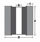 Щетка Д 200*300*40, ворс полимер-абразив P120 (код 3-015)