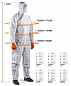 Многоразовый защитный комплект (куртка+брюки) JPC76b-M