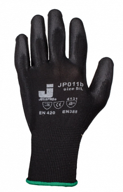  Защитные перчатки с полиуретановым покрытием JetaSafety JP011b, размер M купить