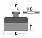 Щетка чашечная Д120*M14, ворс полимер-абразив P80 (код 3-109)