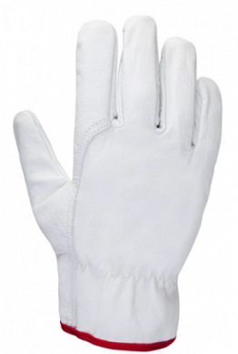  Кожаные перчатки Smithcraft белые, размер M купить