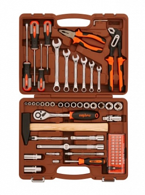  Набор инструмента универсальный 1/4", 1/2"DR, 75 предметов Ombra купить