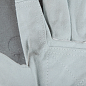 Комбинированные перчатки из кожи и хлопка JSL401