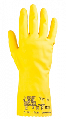  Латексные перчатки с хлопковым напылением JL711-S (Y) купить