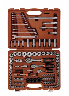  Специальный набор инструмента, торцевые головки 1/4", 3/8", 1/2"DR, 120 предметов Ombra купить