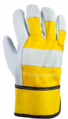  Комбинированные перчатки из кожи и хлопка JSL101 купить