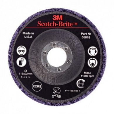  3m™ Зачистной круг по металлу Scotch-brite™ clean & strip xt-rd на текстолитовой подложке (115х22 мм) купить