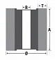 Щетка для Festool, Д150*85*16-30, ворс фибра Тампико