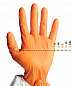 Латексные перчатки с хлопковым напылением JL711-S (Y)