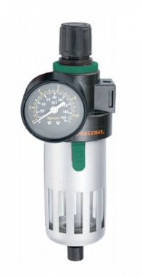  Фильтр-сепаратор с регулятором давления для пневматического инструмента 1/4" купить