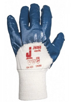  Защитные перчатки с нитриловым покрытием JetaSafety JN066 купить