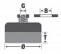 Щетка чашечная жгутовая Д75*M14, ворс латунир-я сталь 0,50