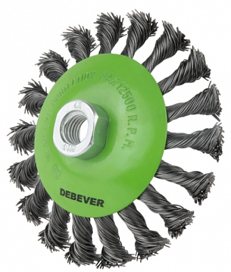  Коническая плетеная щётка DEBEVER C125TL14 купить
