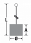 Щетка ерш Д15*100*300 с хв-м + кольцо, ворс гофр латунь 0,15, OSBORN