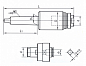Резьбонарезной набор: патрон с хвостовиком КМ3 и головки предохранительные М14-М24