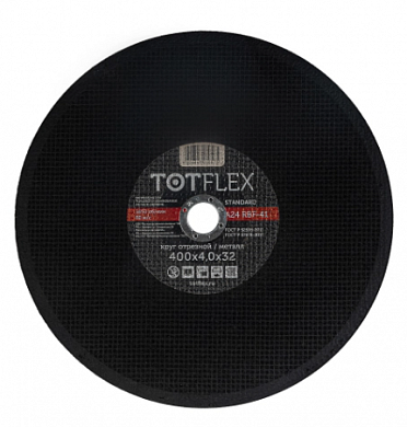  Круг отрезной totflex standard 41 400x4.0x32 А R BF 100м/с резка ж/д рельс купить