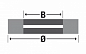 Щетка дисковая Д150*40*M14, ворс полимер абразив P60 (код 6-011)