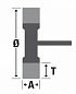Щетка дисковая Д100*10 с хв-м д6, ворс красный полимер абразив P80 (код 1-136)
