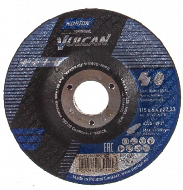  Круг зачистной по нержавеющей стали, NV, 27 (115x6,4x22,23 мм) мет/нерж купить