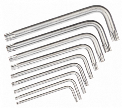  Набор ключей торцевых длинных tamperproof torx, T10H-T50H, 9 предметов Jonnesway купить