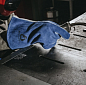 Перчатки сварщика с крагой Jeta Safety Ferrus Frost цвет синий/серый