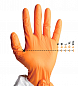 Комбинированные перчатки из кожи и хлопка JSL401