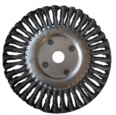  Щетка металлическая дисковая OSBORN Pro 125x22.2 мм, d ворса 0,5 мм купить