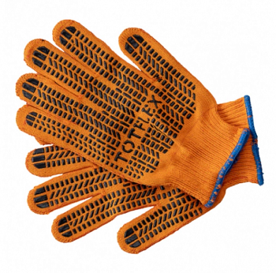  Перчатки оранжевые с ПВХ покрытием (10 К) 1С Протектор купить