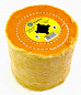 Валик полировальный Д120*100*19+4 паза, грубая ткань х/б желтая (код 6-511)
