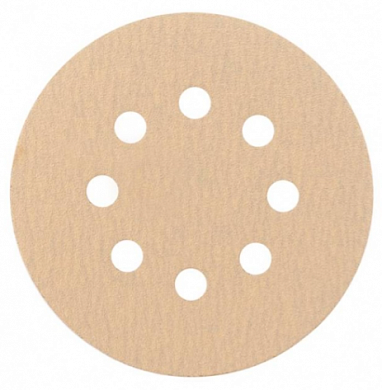  Шлифовальные круги d125, на липучке, (8 отверстий), уп-ка 10 шт купить