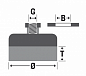 Щетка чашечная Д60*M14, ворс полимер абразив P46