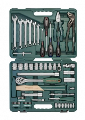  Набор инструмента универсальный 1/4", 1/2"DR, 60 предметов Jonnesway купить